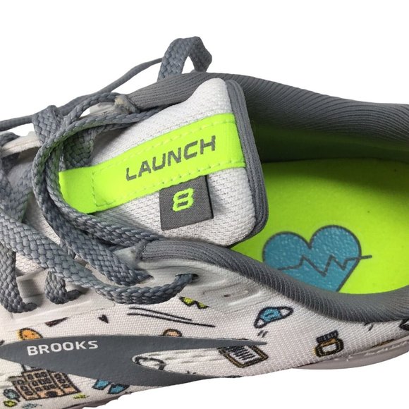 Brooks Launch 8 Sneakers Running Shoes Nurse EMS Medical Women's Size 9 DNA - Picture 8 of 12